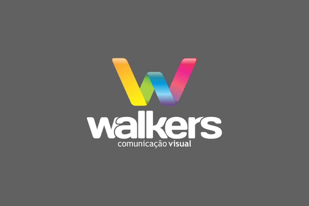 Portfólio Creato - Design & Identidade Visual - Logotipo Walkers comunicação visual Passos