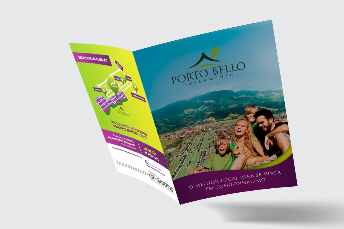 Portfólio Creato - Campanhas on-line e off-line - Loteamento Porto Bello